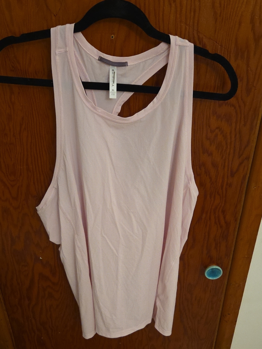 Athleta Light Blush Racerback Tank Top | Breathable Workout Athletic Shirt | Xl